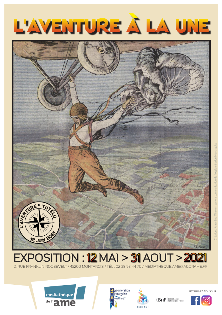 L'aventure à la Une, exposition à la médiathèque de Montargis