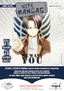 Affiche VoteManga 2021